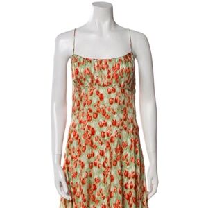 DOEN SILK ROSARIA DRESS -- TULIP FIELDS
